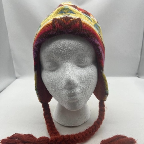 Icelandic Design Nepalese‎ Shavano Earflap Hat - Youth - Picture 1 of 4